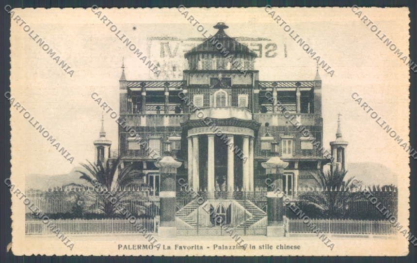 Palermo Città La Favorita cartolina ZT7615 – fronte