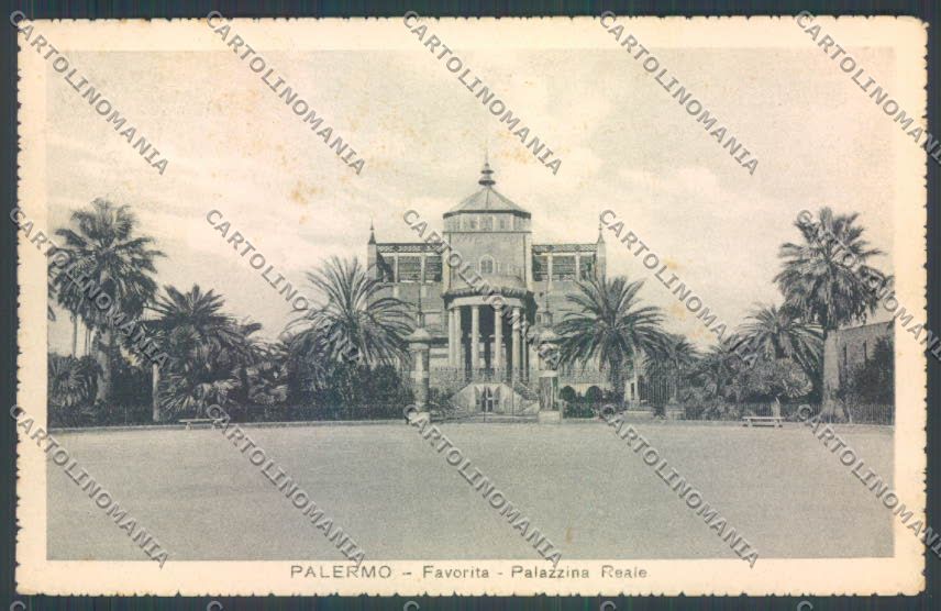 Palermo Città La Favorita cartolina ZT7617 – fronte