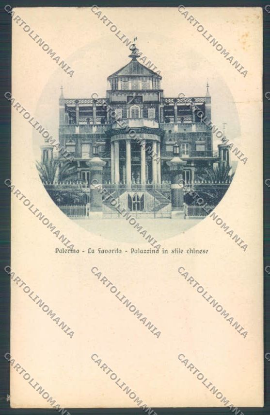 Palermo Città La Favorita cartolina ZT7618 – fronte