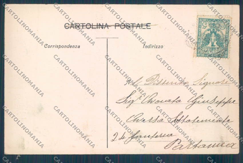 Palermo Città La Favorita cartolina ZT7619 – retro