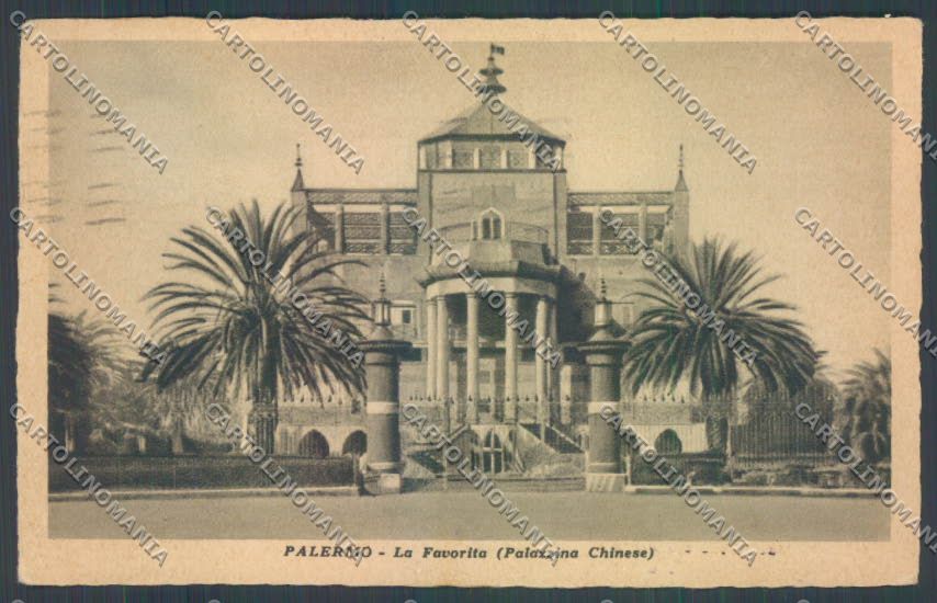 Palermo Città La Favorita cartolina ZT7620 – fronte