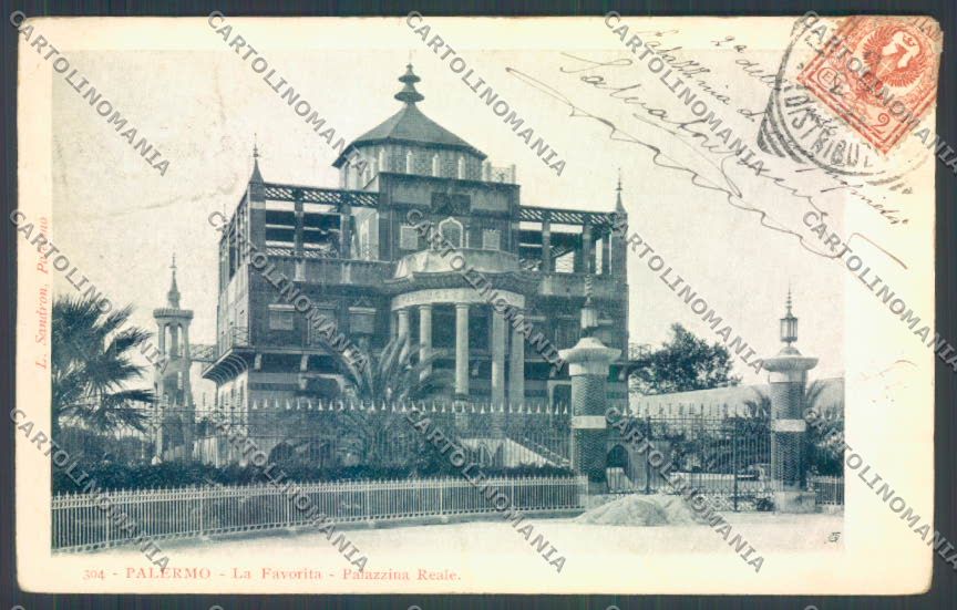 Palermo Città La Favorita cartolina ZT7621 – fronte