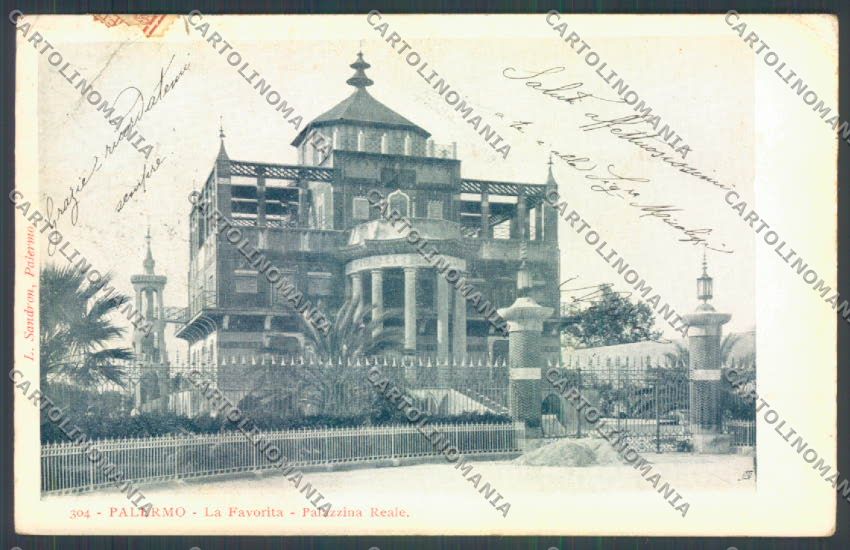 Palermo Città La Favorita cartolina ZT7622 – fronte