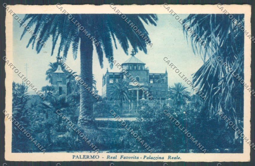 Palermo Città La Favorita cartolina ZT7624 – fronte