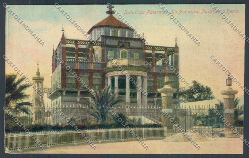 Palermo Città La Favorita cartolina ZT7627 – fronte