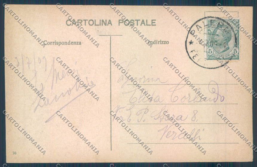 Palermo Città La Favorita cartolina ZT7627 – retro