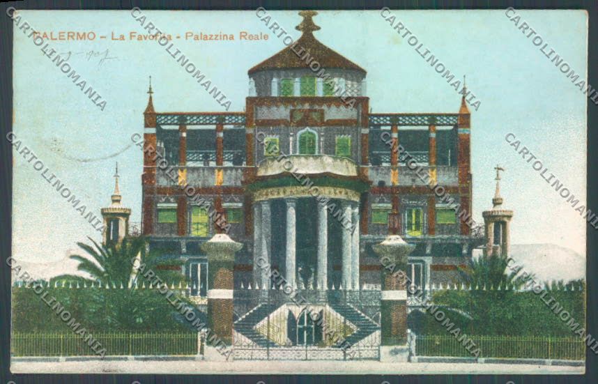 Palermo Città La Favorita cartolina ZT7628 – fronte