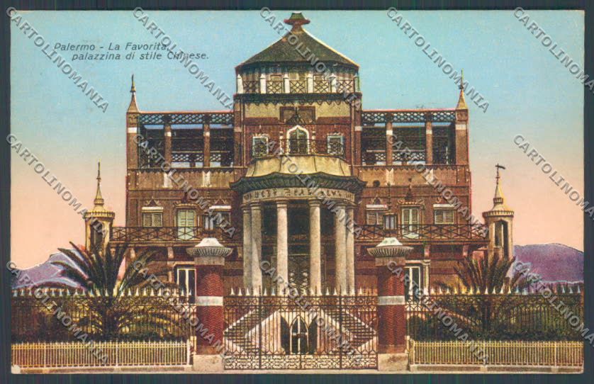 Palermo Città La Favorita cartolina ZT7629 – fronte