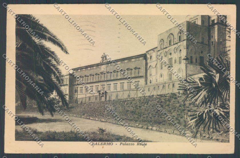 Palermo Città Palazzo Reale cartolina ZT7634 – fronte