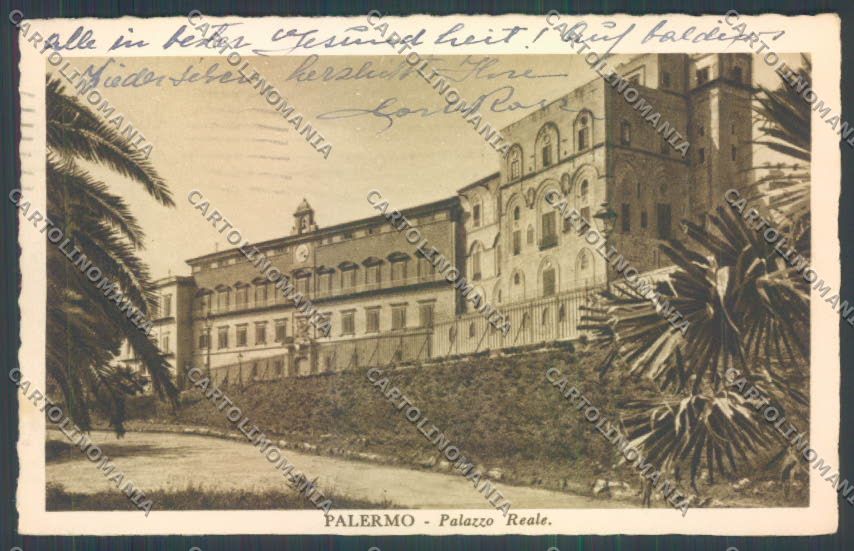 Palermo Città Palazzo Reale cartolina ZT7635 – fronte