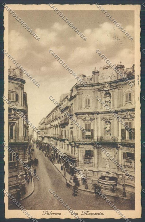 Palermo Città Via Maqueda cartolina ZT7637 – fronte