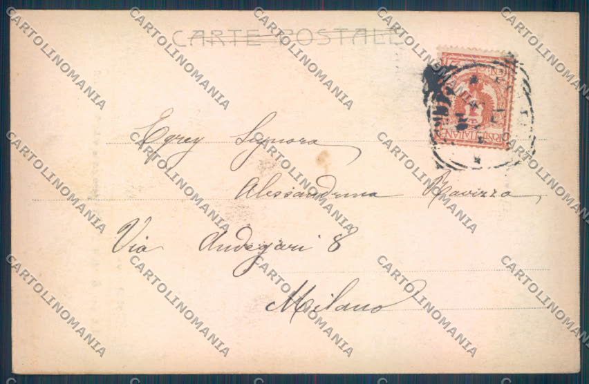 Palermo Città Via Bonello Alterocca PIEGHINE cartolina ZT7638 – retro