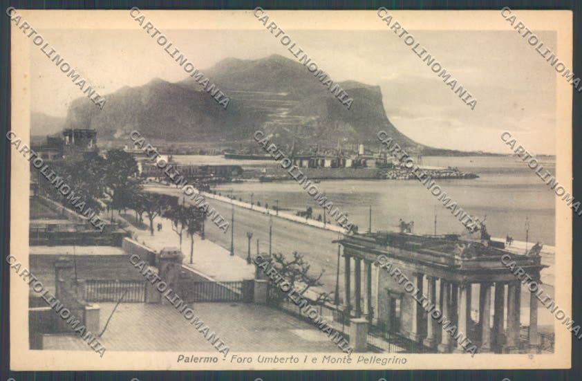 Palermo Città Monte Pellegrino cartolina ZT7640 – fronte