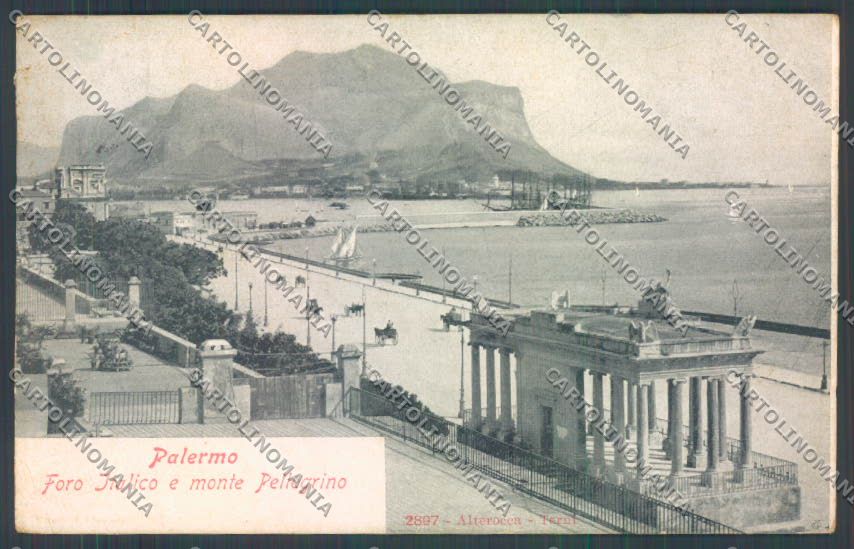 Palermo Città Monte Pellegrino Alterocca cartolina ZT7643 – fronte