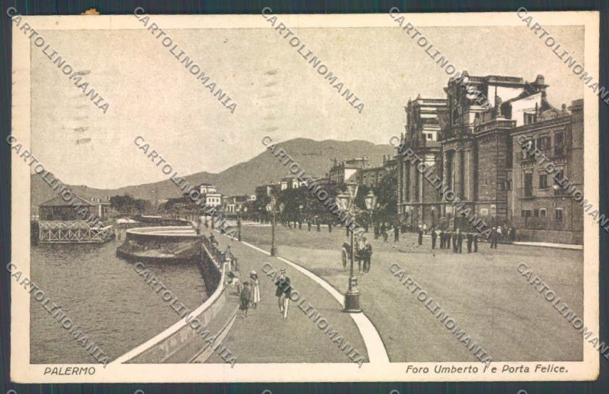 Palermo Città Porta Felice cartolina ZT7646 – fronte