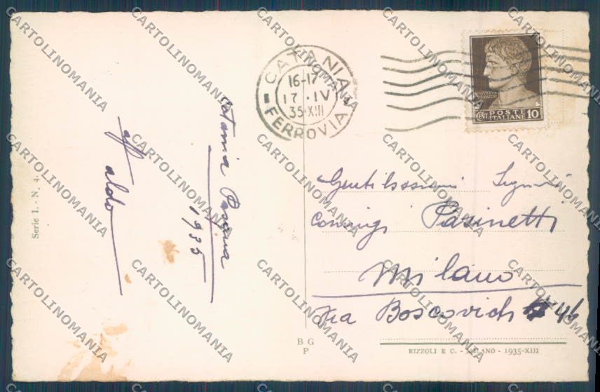 Palermo Città Monte Pellegrino cartolina ZT7648 – retro