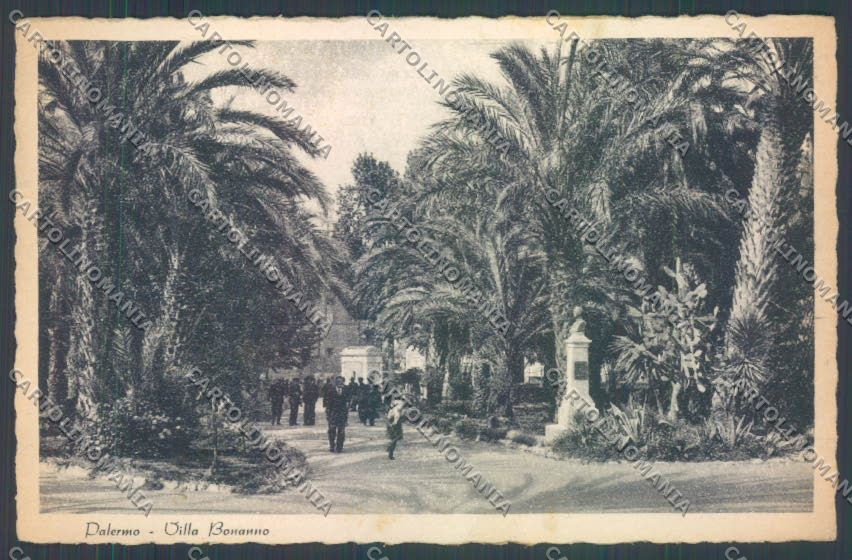 Palermo Città Villa Bonanno cartolina ZT7652 – fronte