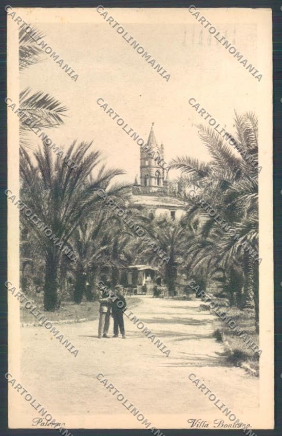 Palermo Città Villa Bonanno cartolina ZT7653 – fronte