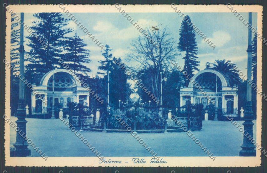 Palermo Città Villa Giulia cartolina ZT7665 – fronte