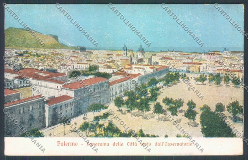 Palermo Città PIEGHINA cartolina ZT7666 – fronte