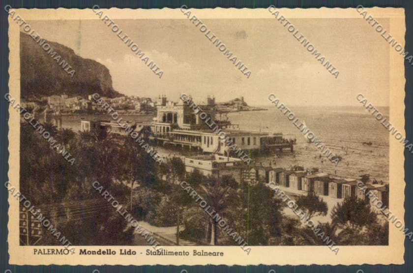 Palermo Città Mondello cartolina ZT7668 – fronte