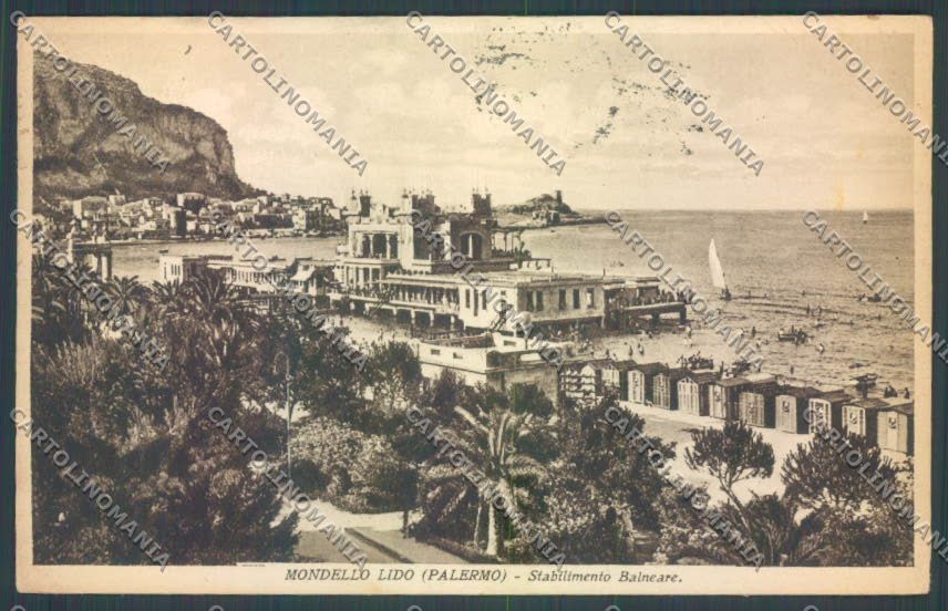 Palermo Città Mondello cartolina ZT7669 – fronte