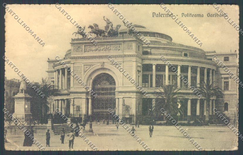 Palermo Città Politeama COLLA cartolina ZT7678 – fronte
