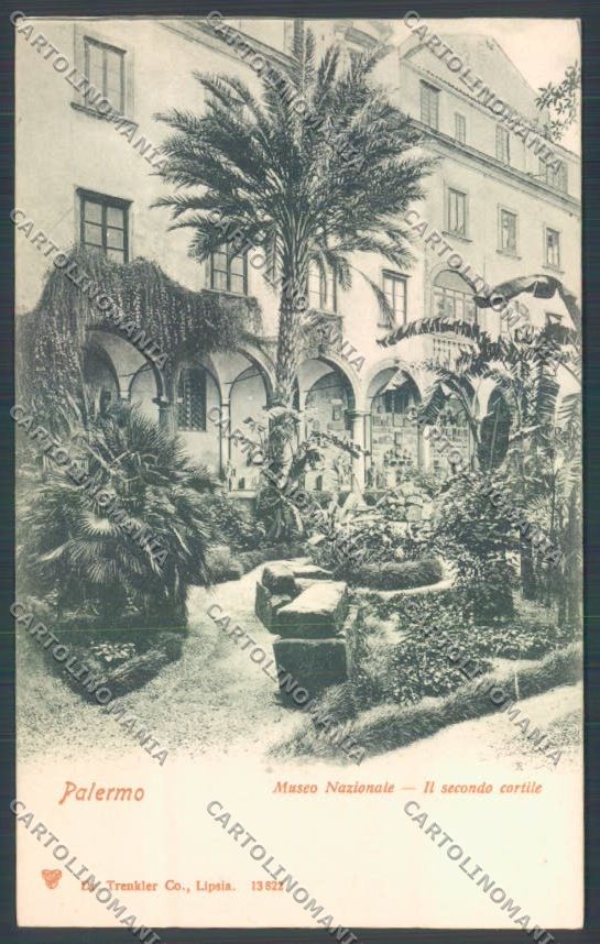 Palermo Città Museo Nazionale cartolina ZT7680 – fronte