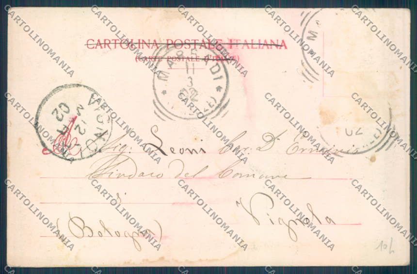 Palermo Città Porta Nuova cartolina ZT7681 – retro