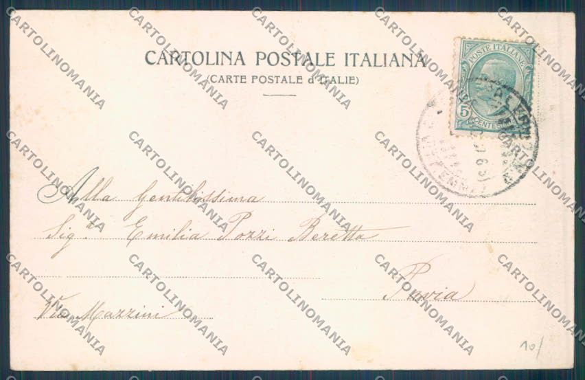 Palermo Città Villa Tasca SCOLLATA cartolina ZT7690 – retro
