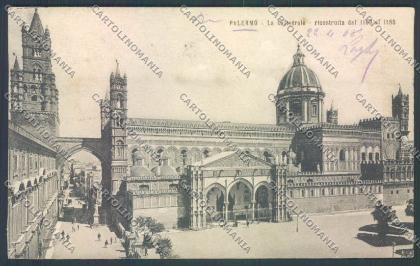 Palermo Città Cattedrale cartolina ZT7697 – fronte