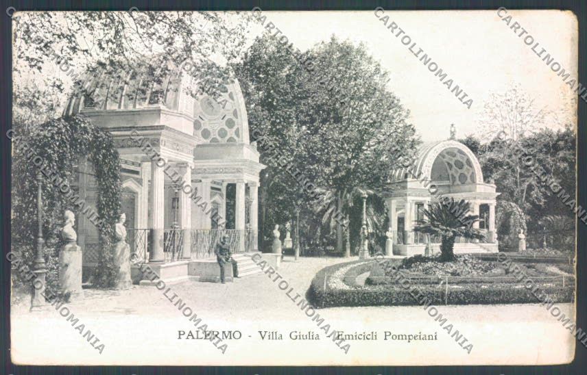 Palermo Città Villa Giulia cartolina ZT7699 – fronte