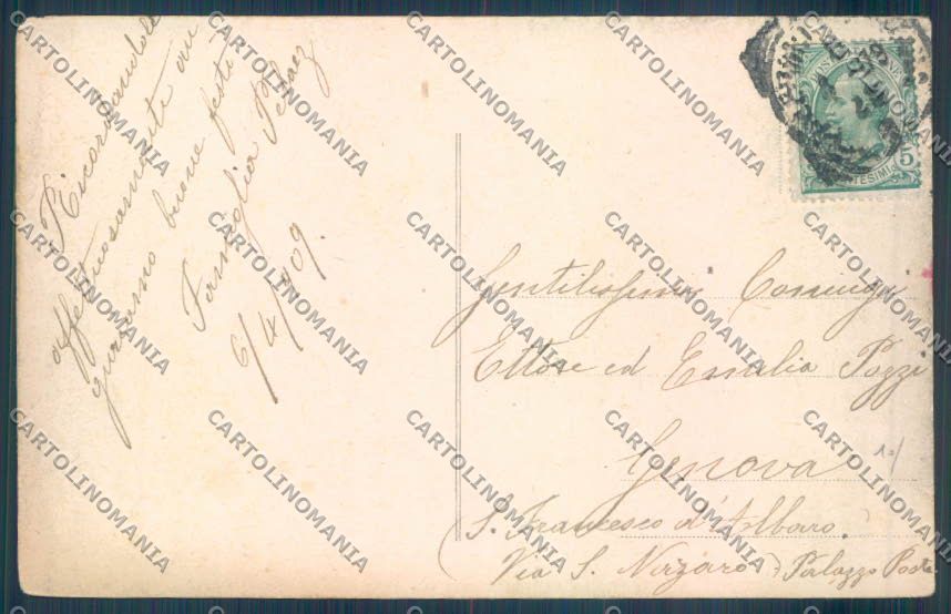 Palermo Città Villa Giulia cartolina ZT7699 – retro