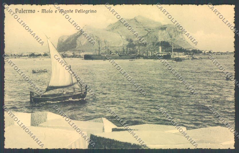 Palermo Città Monte Pellegrino cartolina ZT7701 – fronte