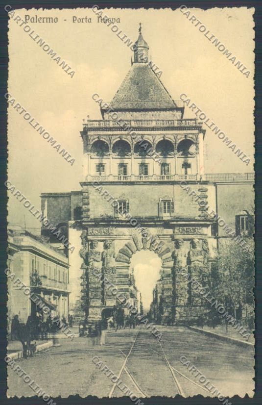 Palermo Città Porta Nuova cartolina ZT7702 – fronte