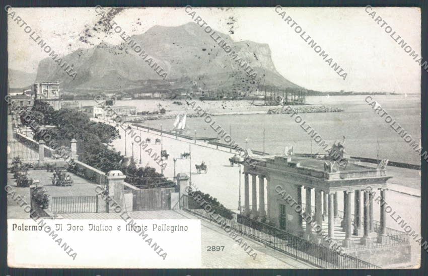 Palermo Città Monte Pellegrino Alterocca cartolina ZT7704 – fronte