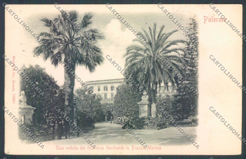 Palermo Città Garibaldi PIEGHINA cartolina ZT7712 – fronte