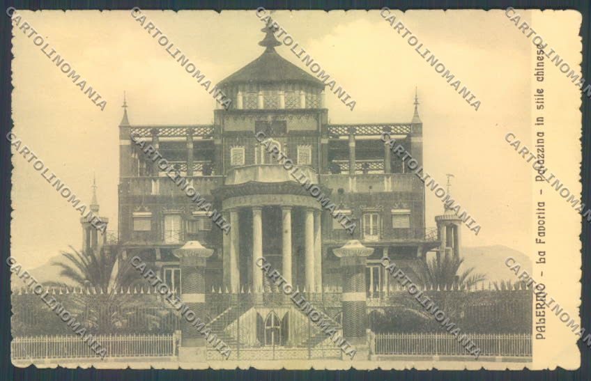 Palermo Città La Favorita cartolina ZT7714 – fronte
