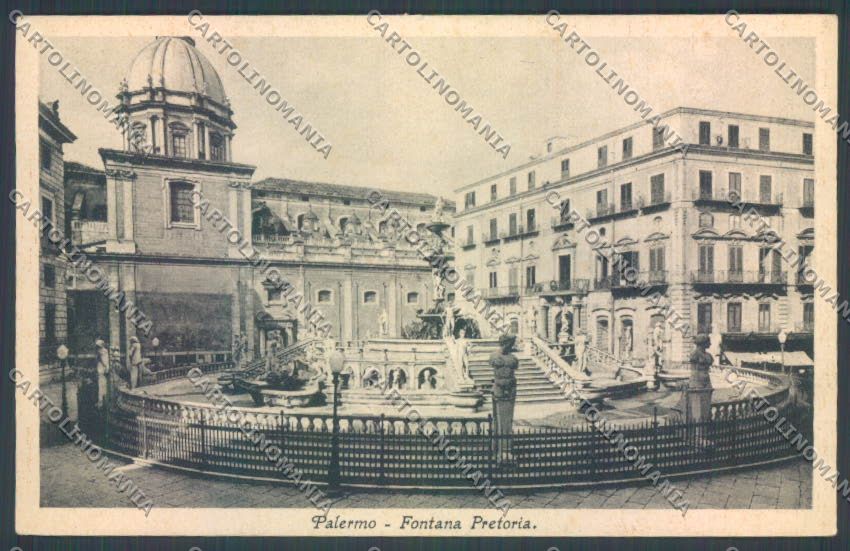 Palermo Città Piazza Pretoria cartolina ZT7716 – fronte