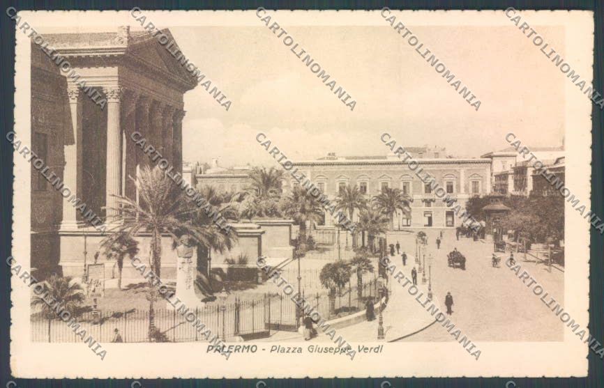 Palermo Città Piazza Verdi cartolina ZT7718 – fronte
