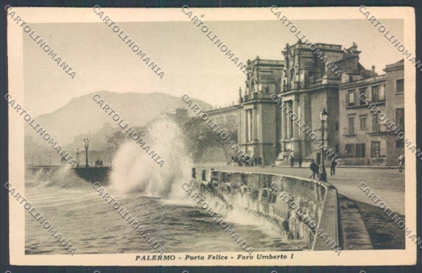 Palermo Città Porta Felice cartolina ZT7721 – fronte