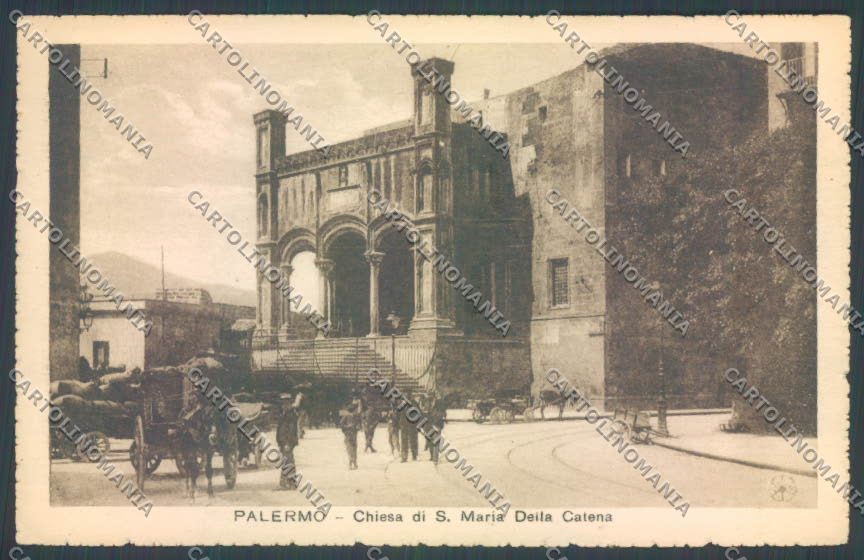 Palermo Città Santa Maria Catena cartolina ZT7725 – fronte