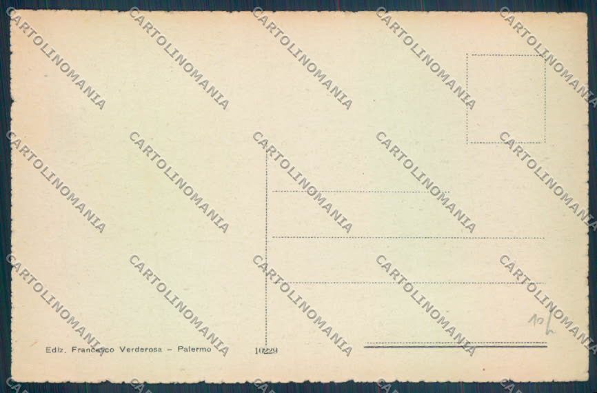 Palermo Città Santa Maria Catena cartolina ZT7725 – retro