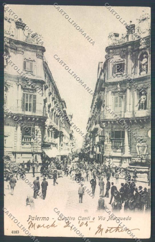 Palermo Città Via Maqueda cartolina ZT7726 – fronte