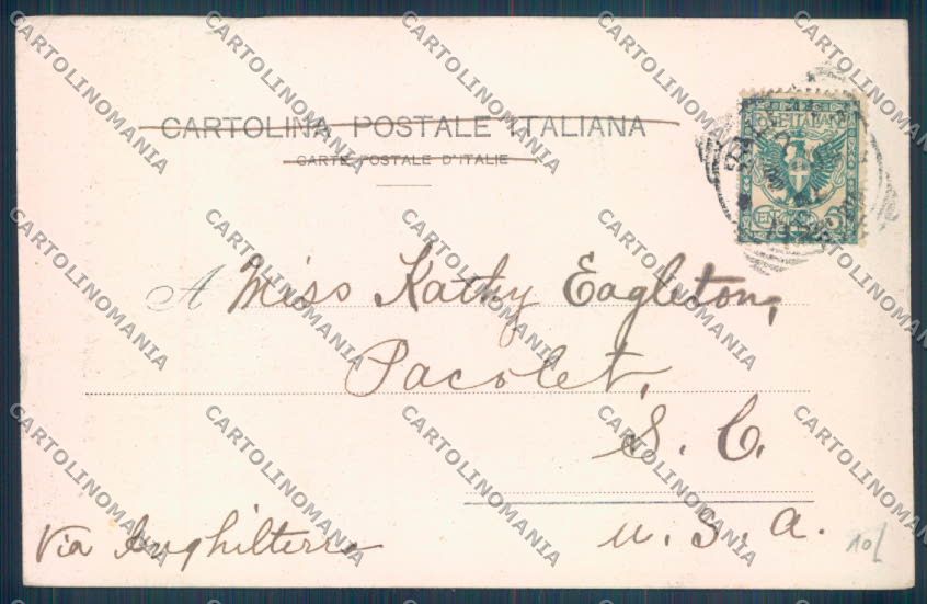 Palermo Città Via Maqueda cartolina ZT7726 – retro