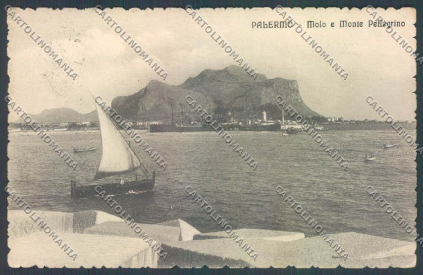 Palermo Città Monte Pellegrino cartolina ZT7732 – fronte