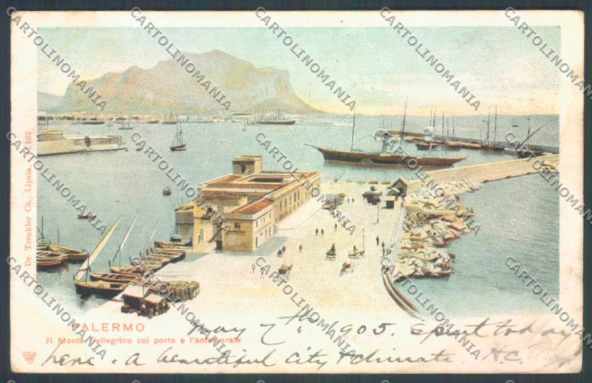 Palermo Città Monte Pellegrino cartolina ZT7737 – fronte