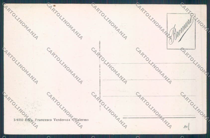 Palermo Città Monte Pellegrino cartolina ZT7739 – retro