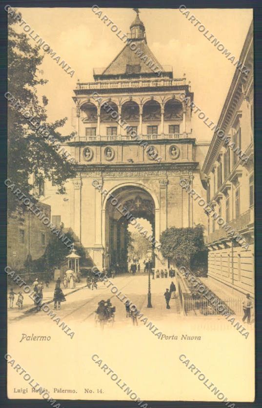 Palermo Città Porta Nuova cartolina ZT7740 – fronte