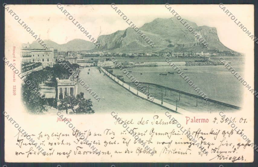 Palermo Città Monte Pellegrino cartolina ZT7742 – fronte